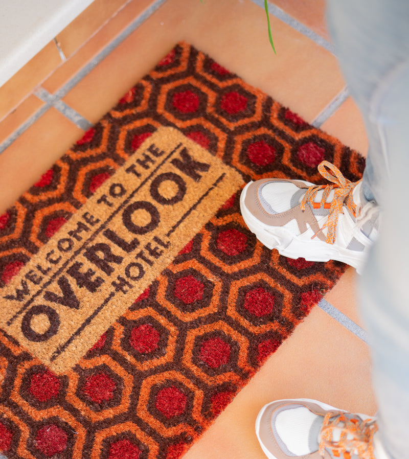The Shining Overlook Hotel Coconut Coir Doormat packaging view