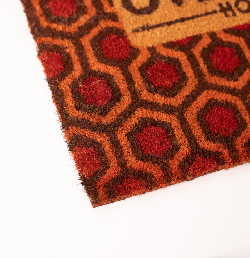 The Shining Overlook Hotel Coconut Coir Doormat side angle