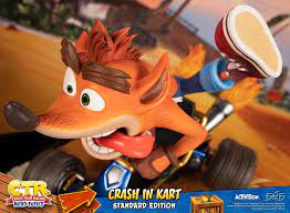 First4Figures Crash Team Racing Nitro Fueled (Crash Bandicoot In Kart) RESIN Statue - Image 4