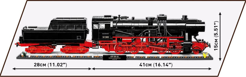 Cobi Historical Trains Steam Locomotive DRB 52 Executive Edition (2,623 Pieces) - Image 3