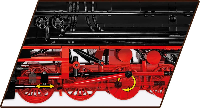 Cobi Historical Trains Steam Locomotive DRB 52 Executive Edition (2,623 Pieces) - Image 4