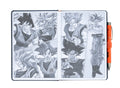 Dragon Ball Super Goku A5 Premium Notebook with Projector Pen side angle