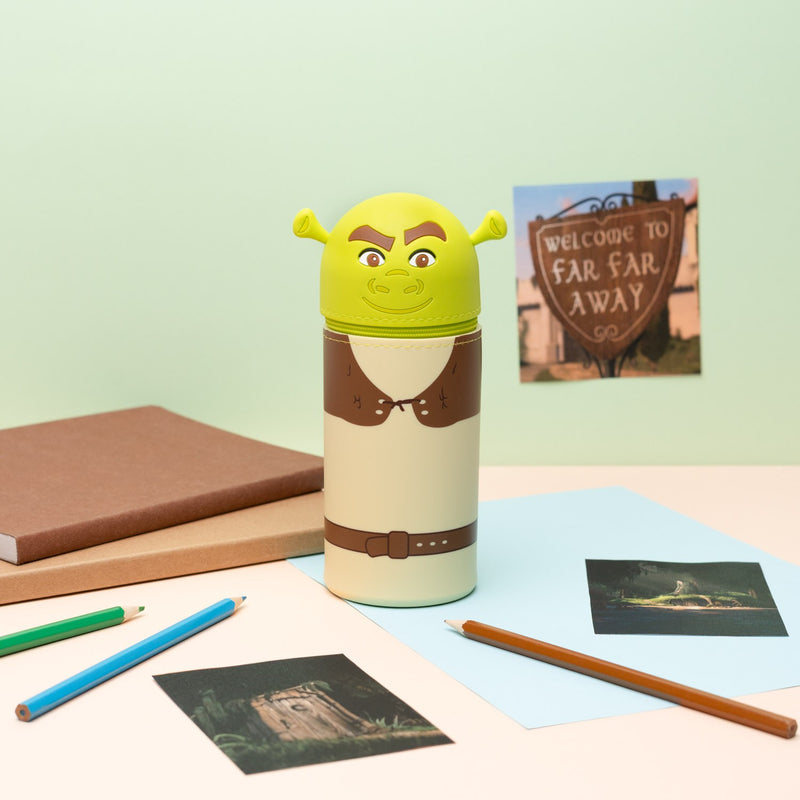 DreamWorks Shrek 3D Silicone Pencil Case Expandable close up detail