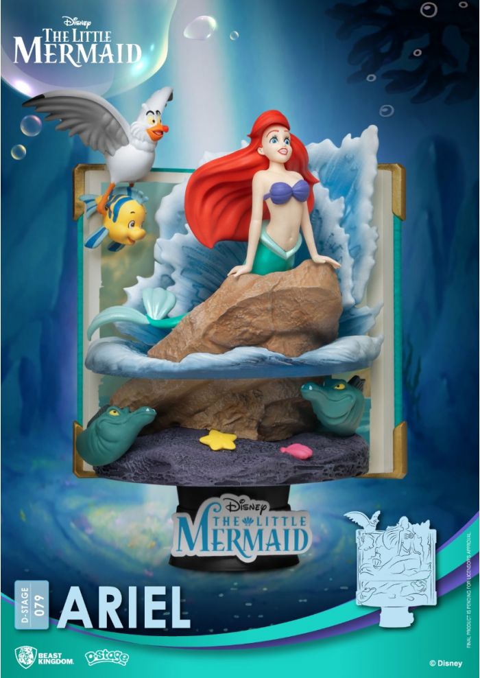 Beast Kingdom Ariel The Little Mermaid D-Stage Story Book Series Figure