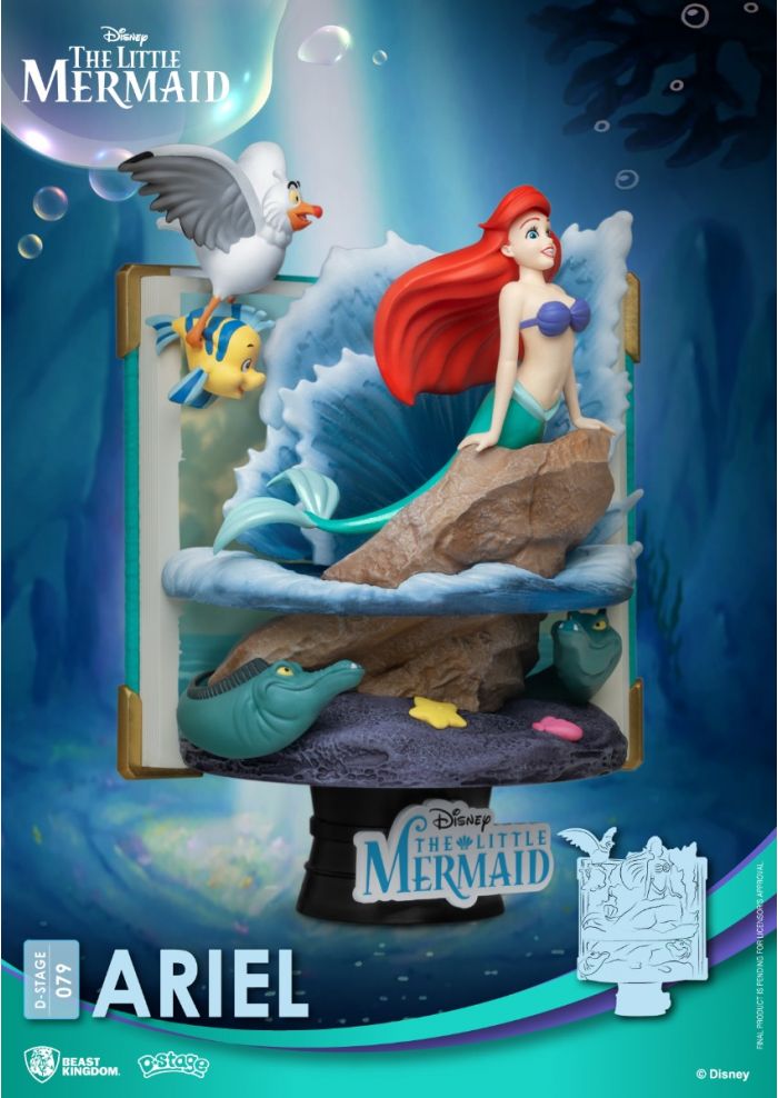 Beast Kingdom Ariel The Little Mermaid D-Stage Story Book Series Figure