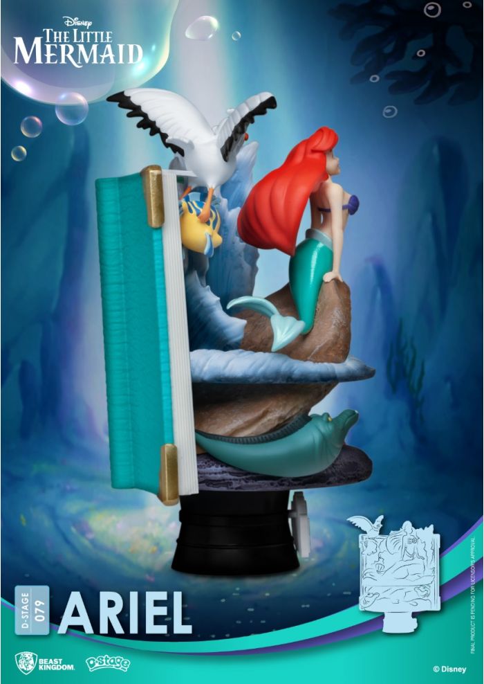 Beast Kingdom Ariel The Little Mermaid D-Stage Story Book Series Figure