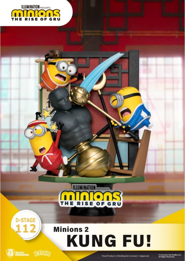 Beast Kingdom Minions (Kung Fu Training) Minions: The Rise of Gru D-Stage Diorama