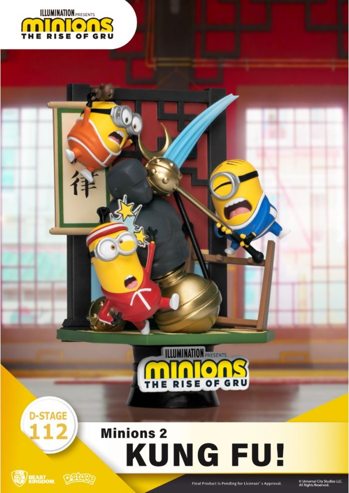 Beast Kingdom Minions (Kung Fu Training) Minions: The Rise of Gru D-Stage Diorama