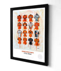 Dundee United FC Shirts A3 collectible from Terry Kneeshaw Art