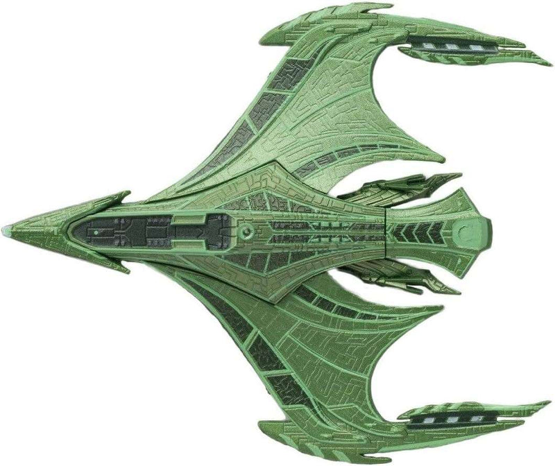 R.R.W. Vastam - Vastam-class Romulan Tactical Command Warbird Diecast Model Ship STO (Star Trek / Eaglemoss), in display