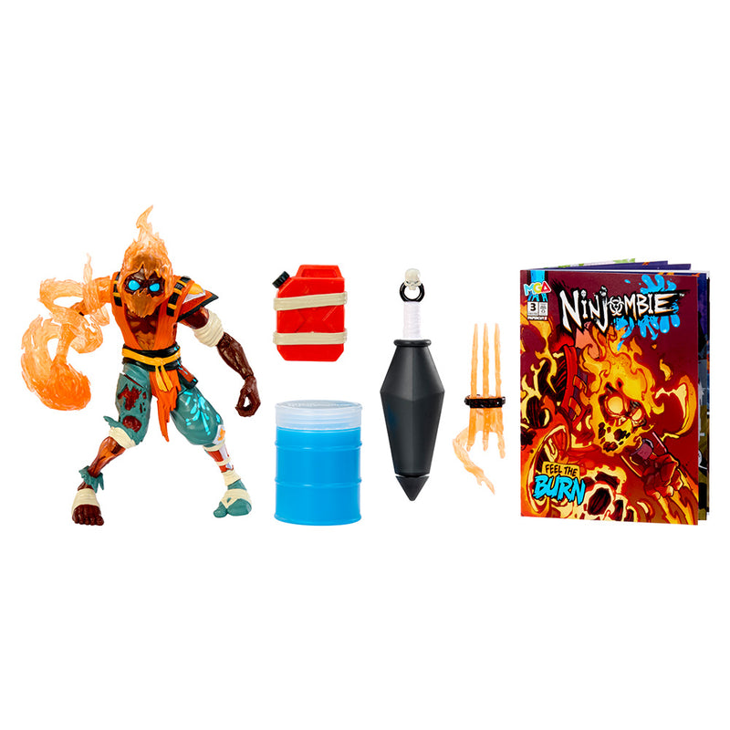 Ninjombie Action Figure - Scorchstrike