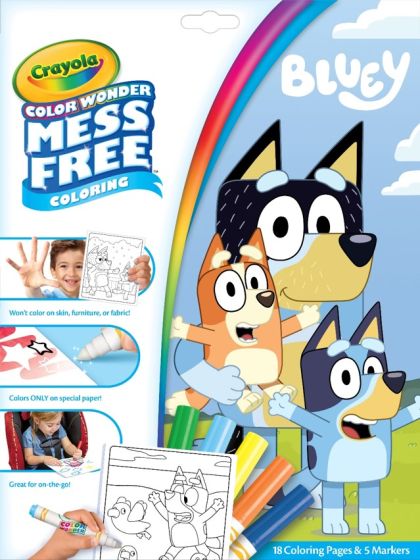 Crayola Bluey Colour Wonder (Case of 18)