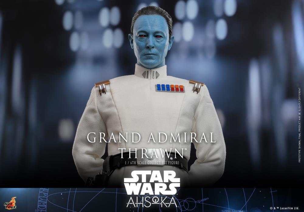 Hot Toys Star Wars Ahsoka Series Grand Admiral Thrawn 1/6th Scale Figure