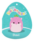Original Squishmallows 16-Inch Davi the Strawberry Hamster - Image