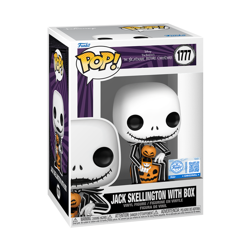 Pop! Vinyl (Exc) - The Nightmare Before Christmas - Jack with Box