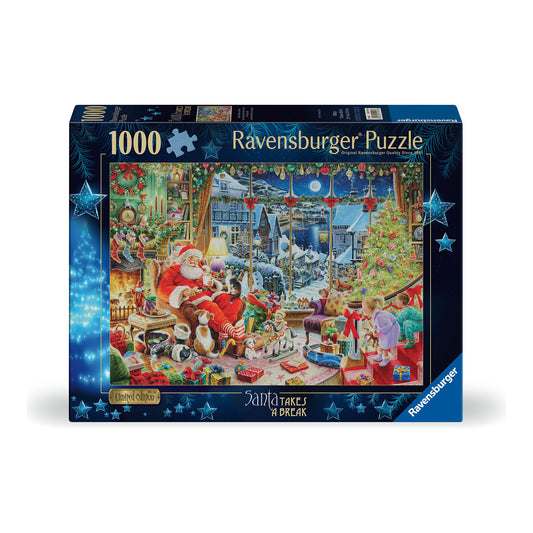 LE No.30 - Santa Takes a Break 1000 Piece Jigsaw Puzzle