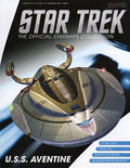 U.S.S. Aventine NCC-82602 (Vesta class) Model Diecast Ship BONUS ISSUE NYCC EXCLUSIVE (Eaglemoss / Star Trek), in display