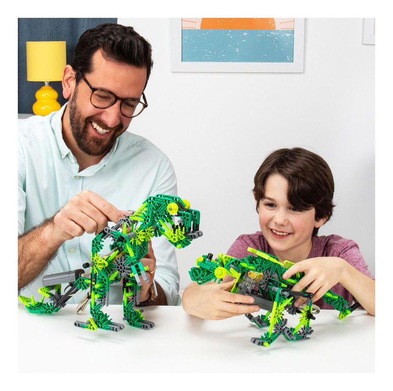 K'nex Dynamic Dino 225 Piece 6 Model Motor, size reference