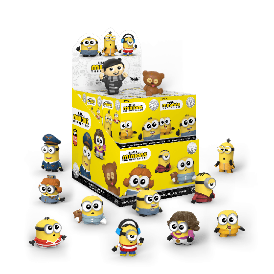 Mystery Minis - Minions 2 - 12 Pieces in PDQ Funko Pop! Vinyl Figures