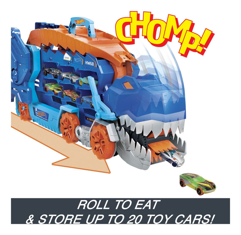 Hot Wheels Ultimate T-Rex Transporter Playset - Image