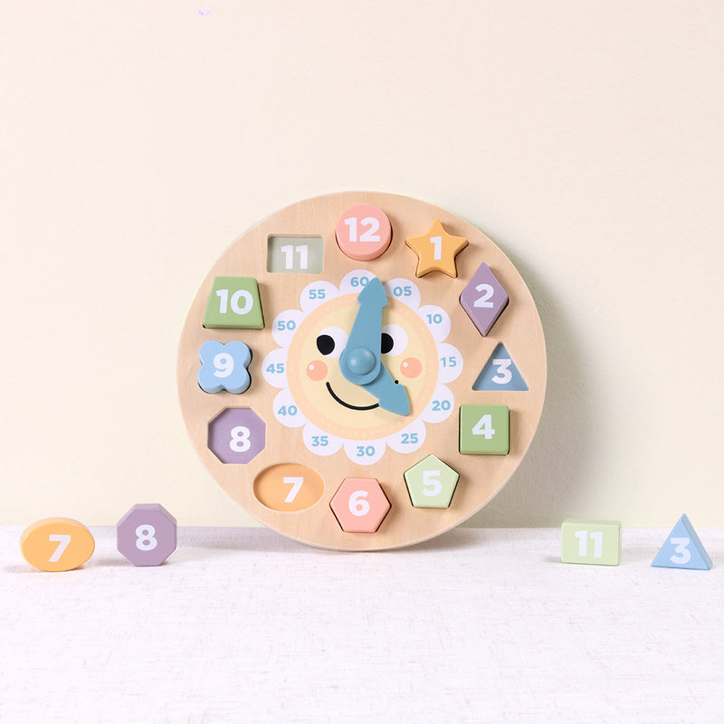 Wooden Clock Puzzle Refresh