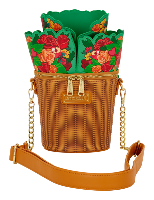 Loungefly - Figural Flower Basket Crossbody Bag