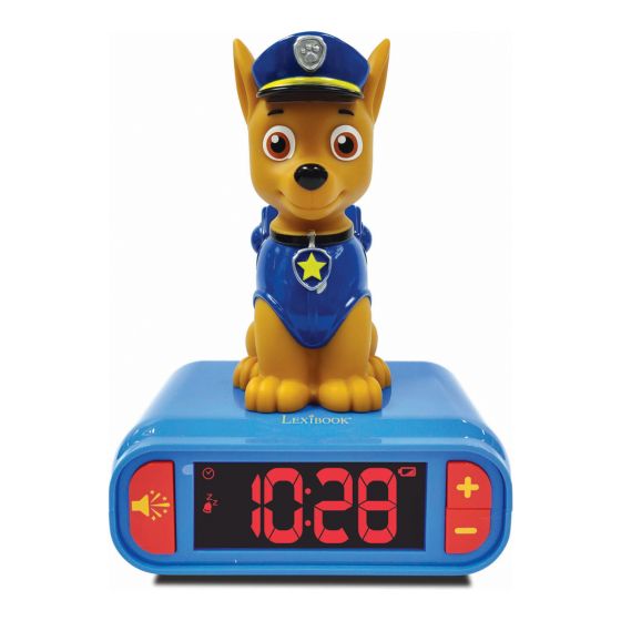 Paw Patrol Chase Alarm Clock With Night Light