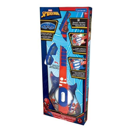Spider-Man Electronic Lighting Guitar With Mic
