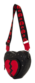 Loungefly - Figural Broken Heart Crossbody Bag - Image