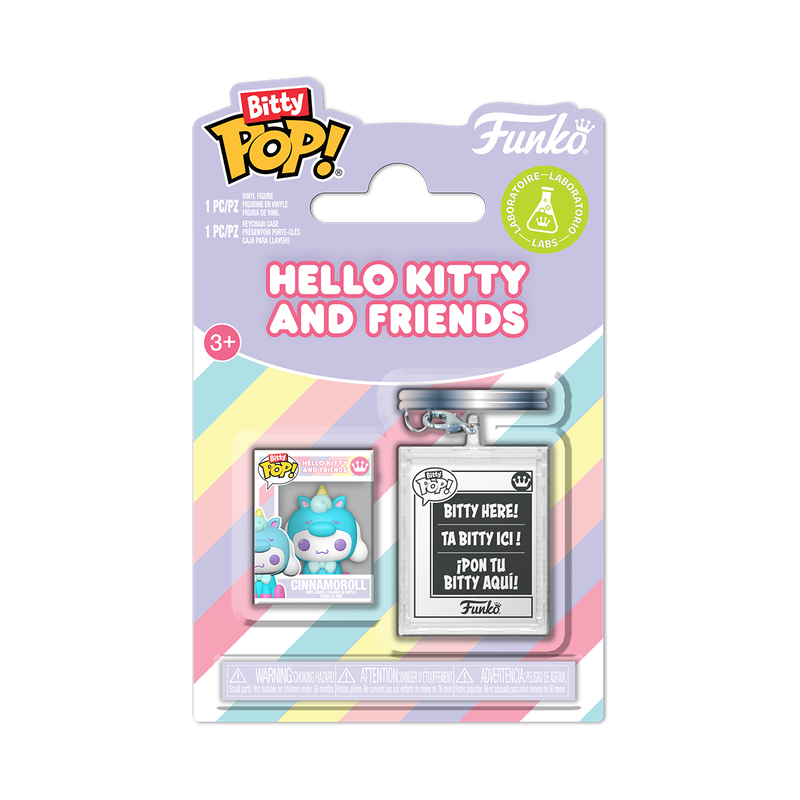 Bitty Pop! & Accessory - Sanrio - Cinnamoroll & Keychain