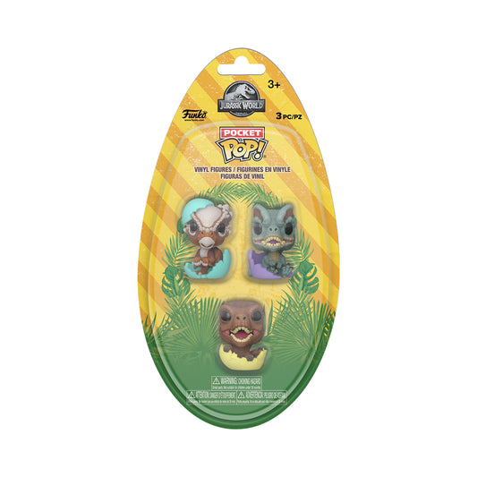 Pocket Pop! - 3 Pack Assortment - Hello Kitty & Jurassic Park
