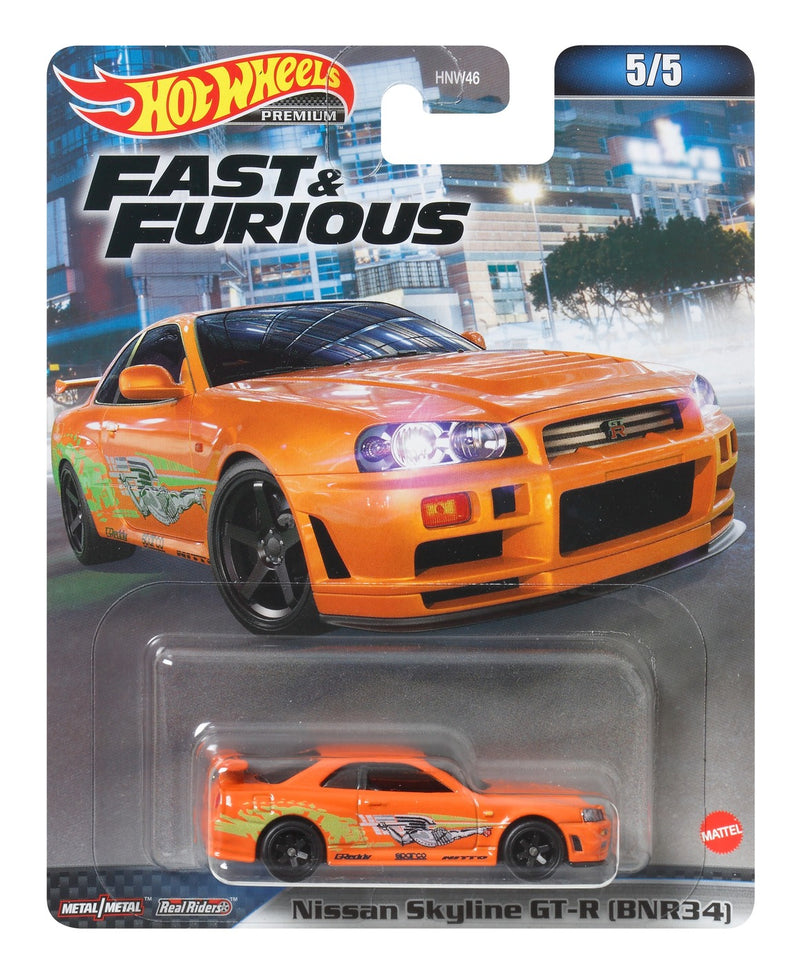 Hot Wheels Premium Fast & Furious Vehicle Assortment (Case of 10)