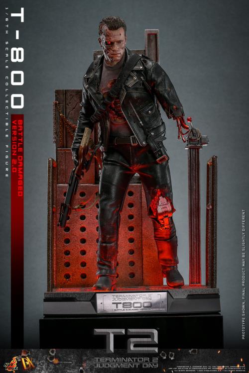 Hot Toys Terminator 2: Judgement Day DX46 T-800 (Battle Damaged Version 2.0) 1/6th Scale Figure