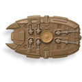 22nd Century Ferengi Starship Model Die Cast Ship (Eaglemoss / Star Trek), in display