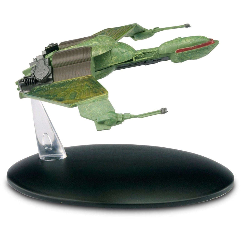 Klingon Bird-of-Prey (Classic) Model Die Cast Ship (Eaglemoss / Star Trek), in display