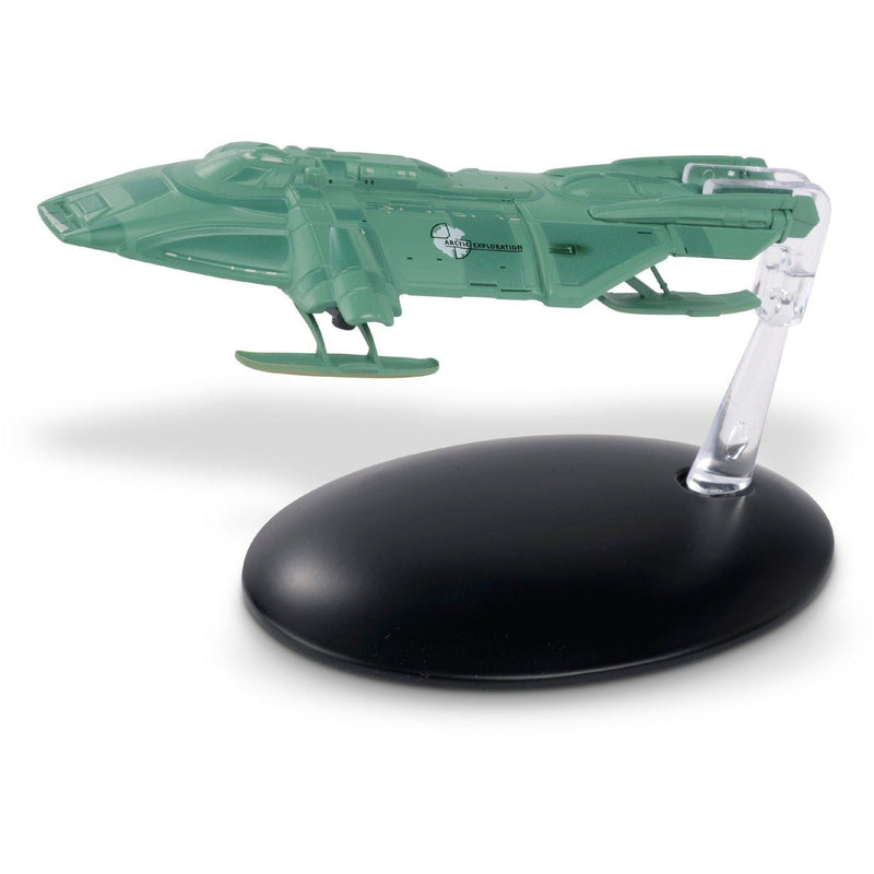 Arctic One (United Earth) Moon Transport Model Die Cast Ship (Eaglemoss / Star Trek), rear view