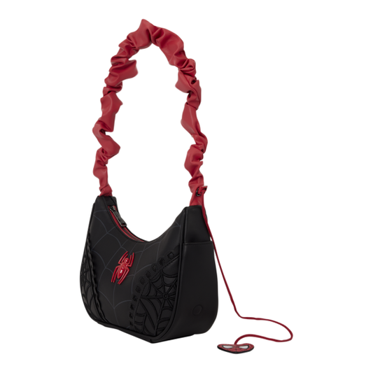 Loungefly Spider-Man Spider Web Crossbody Bag, display view