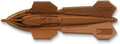 Kazon Raider Starship Die-Cast Model (Eaglemoss / Star Trek), in display