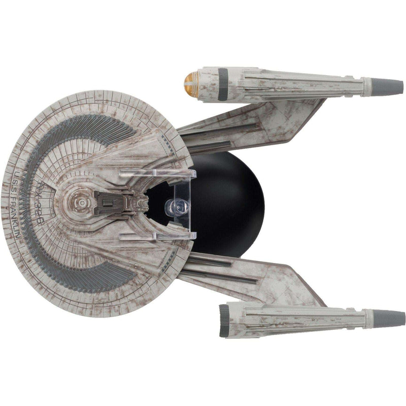 U.S.S. Franklin NX-326 Model Die Cast Ship SPECIAL ISSUE (Eaglemoss / Star Trek), side angle
