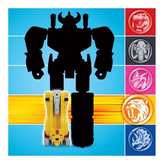 MMPR Sabertoothed Tiger Dinozord