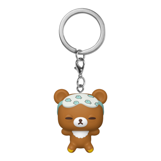 Rilakkuma - Chairoikoguma Sleepy Funko Pop! Keychain Vinyl Figure