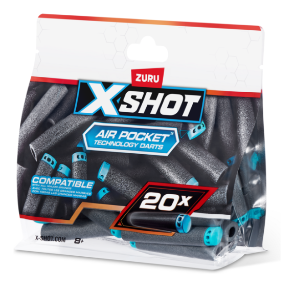 XSHOT Excel 20 Pack Refill Darts