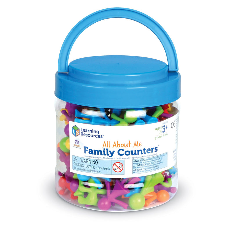 All About Me Family Counters (Set of 72) - Image