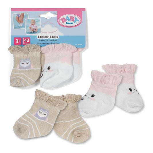 Baby Born Socks Sheep 2 Pair 43cm, 2 Assorted