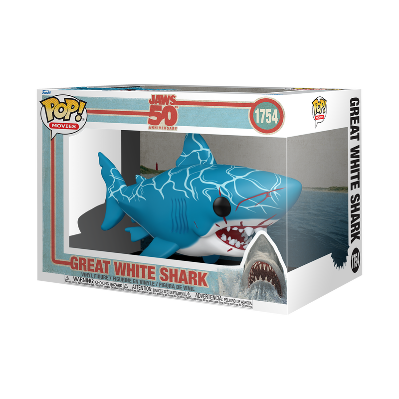 Pop! Super 6in - Jaws - Great White Shark (Retro)