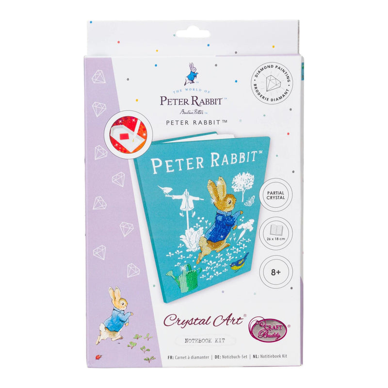 Crystal Art Notebook Kit Peter Rabbit