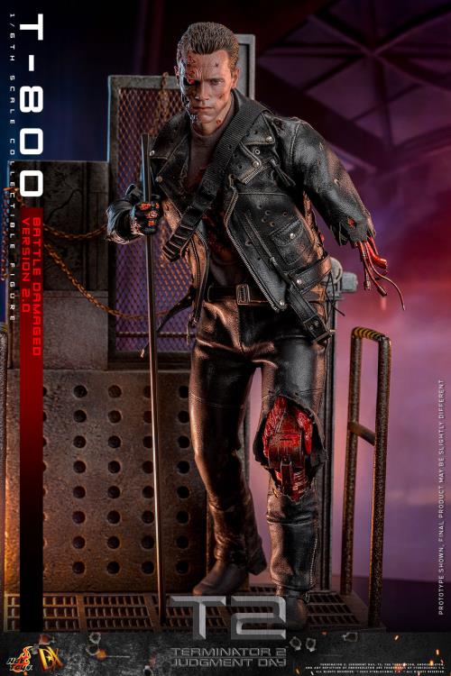 Hot Toys Terminator 2: Judgement Day DX46 T-800 (Battle Damaged Version 2.0) 1/6th Scale Figure