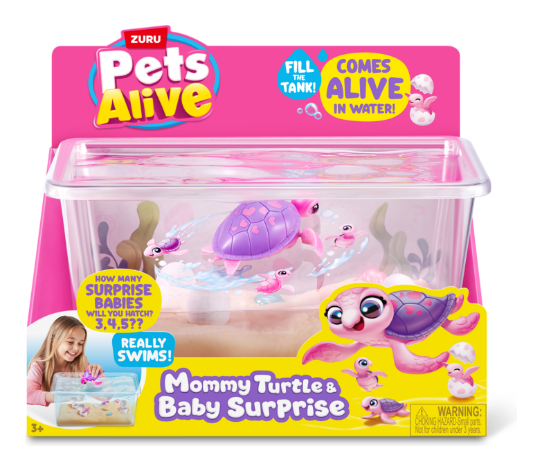 Pets Alive Mama & Baby Surprise Mama Turtle - Image