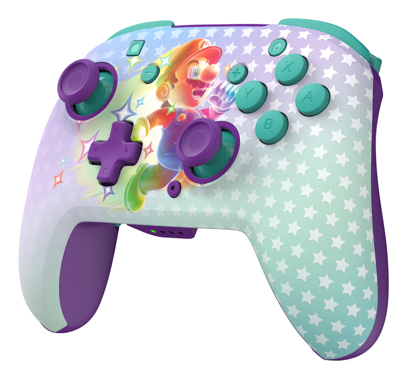 Turtle Beach Rematch Wireless Controller Invincible Mario for Nintendo Switch side angle