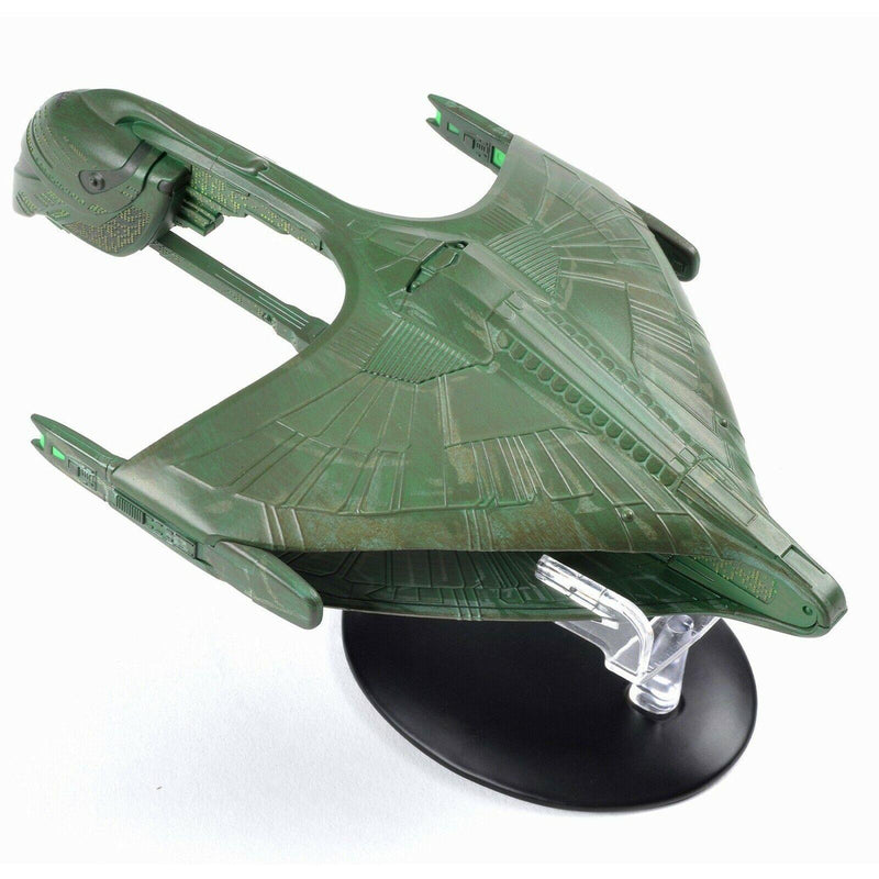Romulan Warbird XL EDITION Model Diecast Ship (Eaglemoss / Star Trek), in display
